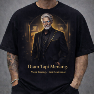 GM88 Kaos Hitam Full Printing Boss Hasil Maksimal